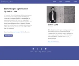 Daltonluka.com(Dalton Luka) Screenshot