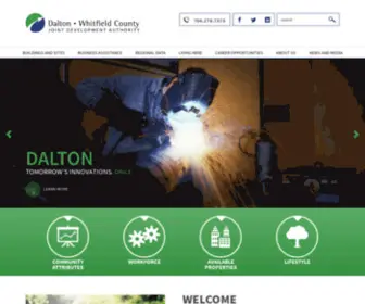 DaltonwhitfieldeconomiCDevelopment.com(Dalton Whitfield County Joint Development Authority) Screenshot