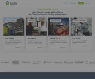 Dalux.com(BIM software for construction management) Screenshot