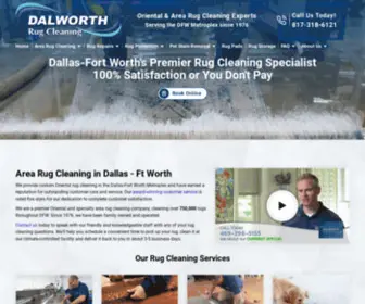 Dalworthrugcleaning.com(Area Rug Cleaning in Dallas and Fort Worth) Screenshot