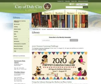 Dalycitylibrary.org(Daly City) Screenshot