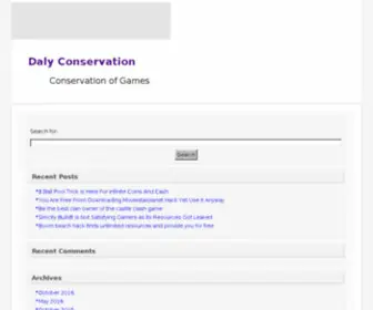 Dalyconservation.com(dalyconservation) Screenshot
