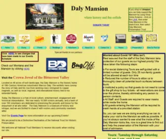 Dalymansion.org(Where History & Fun Come Together) Screenshot