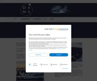 Dama-DK.org(DAMA Denmark) Screenshot
