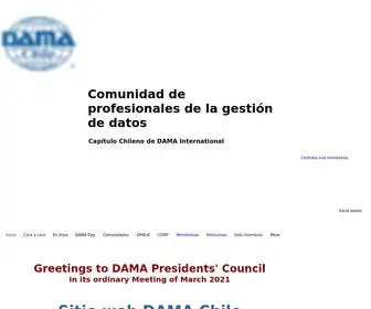 Damachile.org(DAMA Chile) Screenshot