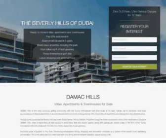 Damachillsdubai.com(Damac Hills) Screenshot