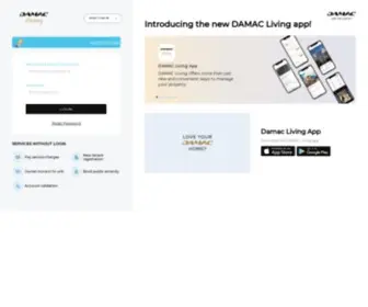 Damacliving.com(DAMAC) Screenshot