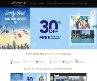 Damacmaison.com(Hotel Apartments in Dubai) Screenshot