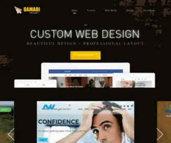 Damadimedia.com(Amazing custom web design) Screenshot