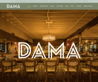 Damafashiondistrict.com(Latin-inspired restaurant + bar with a tropical deco outdoor patio in LA’s Fashion District) Screenshot
