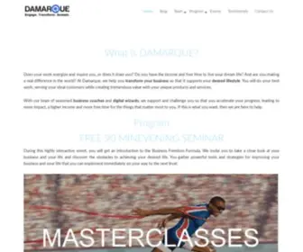 Damarque.com(Damarque Business Coaching) Screenshot