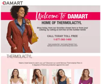 Damart.com(être) Screenshot