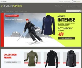Damartsport.com(Vêtements de sport) Screenshot