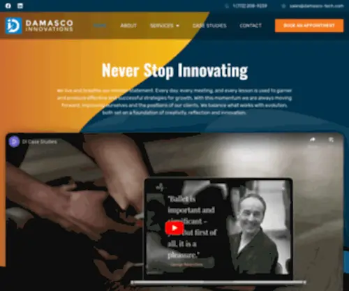 Damascoinnovations.com(Damascoinnovations) Screenshot