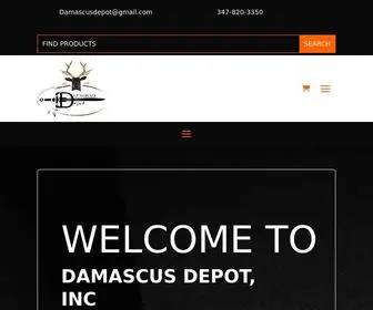 Damascusdepot.com(Damacus Depot) Screenshot