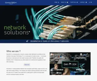 Damatech.net(IT Solutions Company) Screenshot