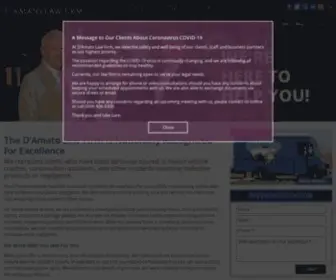 Damatolawfirm.com(Atlantic City Personal Injury Lawyers) Screenshot
