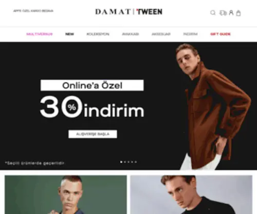 Damattween.com(Damat Tween) Screenshot
