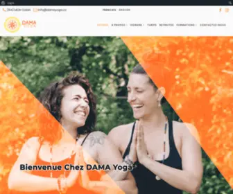 Damayoga.ca(Accueil) Screenshot