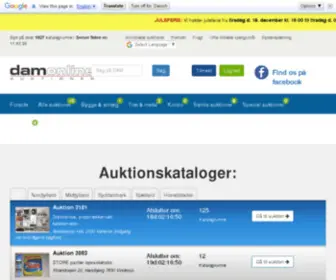 Damb2B.com(Dansk Auktion & Maskinsalg A/S) Screenshot