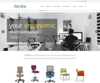 Dambadirect.co.nz(Office Chairs) Screenshot