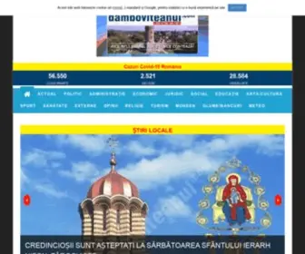 Damboviteanul.com(Dâmbovițeanul) Screenshot