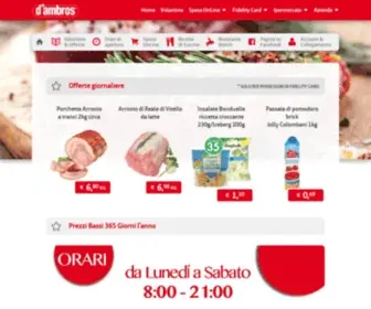 Dambros.it(D’Ambros Ipermercato) Screenshot