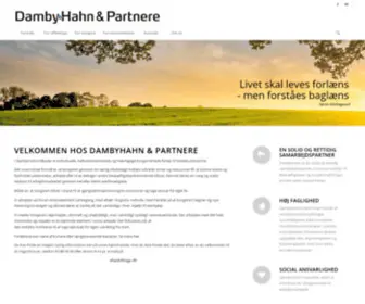 Dambyhahn.dk(Forside) Screenshot