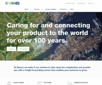 Damco.com(Connecting your world with a seamless experience) Screenshot