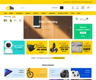 Dam.com.bd(Price Comparison & Shopping Website In Bangladesh) Screenshot
