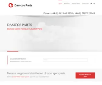 Damcosmarineparts.com(Damcos Parts) Screenshot