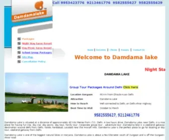 Damdamalake.com(Damdama Lake Gurgaon) Screenshot