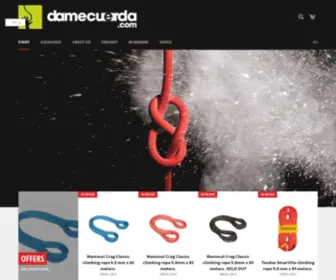 Damecuerda.com(Cuerdas de escalada económicas/Damecuerda) Screenshot