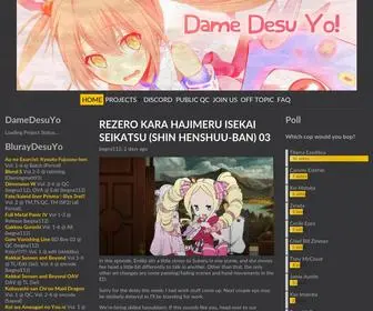 Damedesuyo.com(DameDesuYo) Screenshot