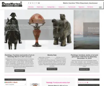 Damemarteau.fr(Société de ventes volontaires) Screenshot