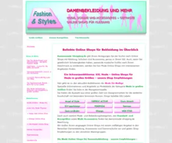 Damen-Bekleidung-Online.de(Online shops für kleidung) Screenshot