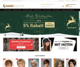 Damenperuecke.com(Damen Perücken) Screenshot