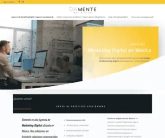 Damente.com(Soluciones de Marketing Digital) Screenshot