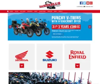 Damerells.co.uk(Damerell's Motorcycles) Screenshot