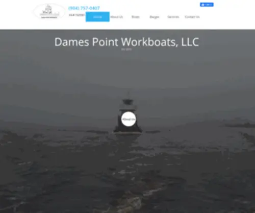 Damespointworkboats.com(Home Page) Screenshot