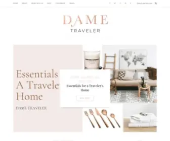 Dametraveler.com(Dame Traveler) Screenshot