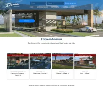 Damha.com.br(Urbanização de condomínios fechados de casas em Uberaba Home) Screenshot