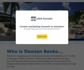 Damianbenko.com(Damian Benko) Screenshot