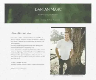 Damianmarc.com(Psychic Medium) Screenshot