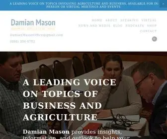 Damianmason.com(Damian Mason Keynote Speaker) Screenshot