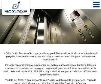 Damianoascensori.it(Emilio Damiano s.r.l) Screenshot