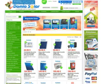 Damiasolar.com(Tienda paneles solares) Screenshot