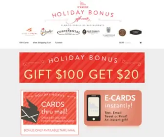 Damicogiftcards.com(D'Amico & Partners Gift Cards) Screenshot