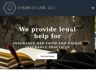 Damicoinjurylaw.com(New Haven Personal Injury Lawyer) Screenshot