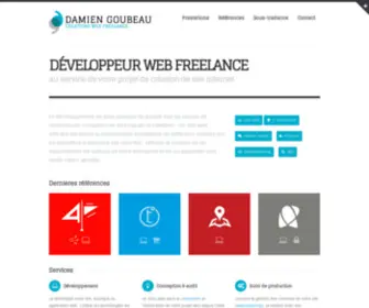 Damien-Goubeau-Developpement.fr(Développeur Web Freelance) Screenshot